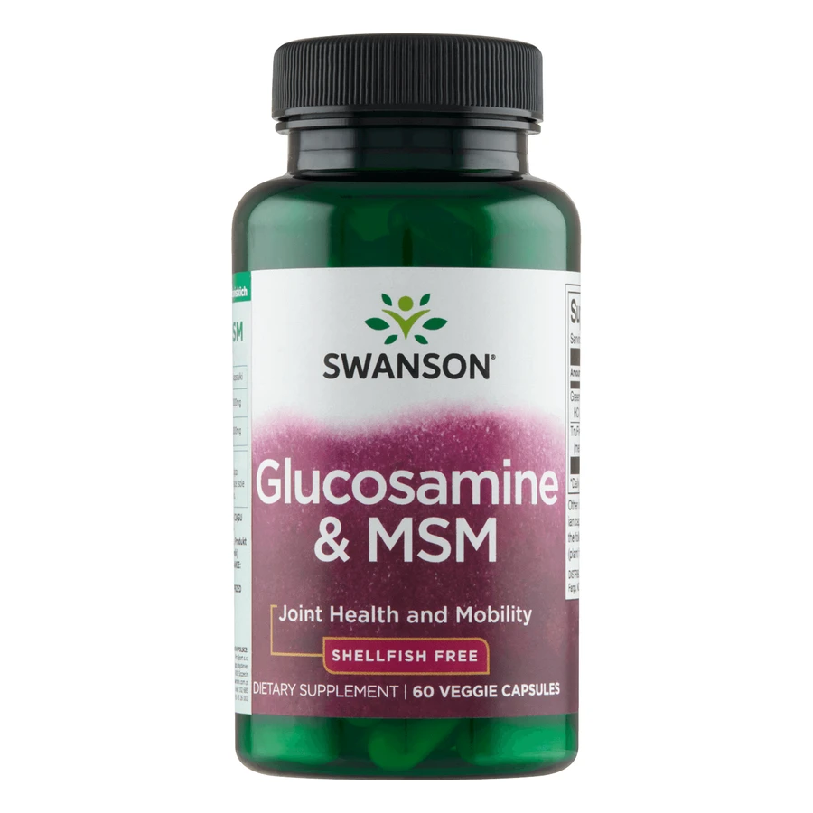Swanson Glucosamine & MSM, 60 вегетаріанських капсул: ціни та характеристики