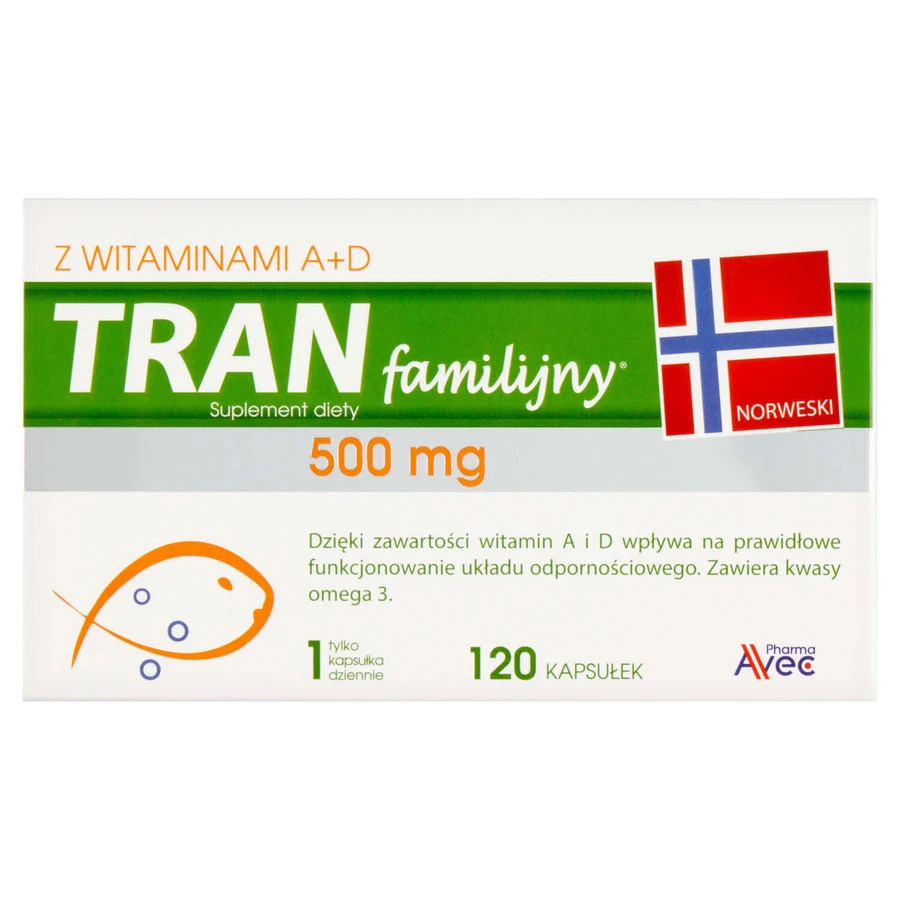 Avec Pharma Family Tranium с витаминами A + D, 120 капсул: цены и характеристики