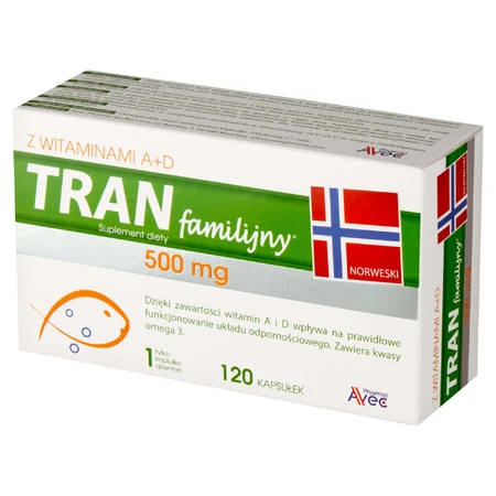 Avec Pharma Family Tranium с витаминами A + D, 120 капсул: цены и характеристики
