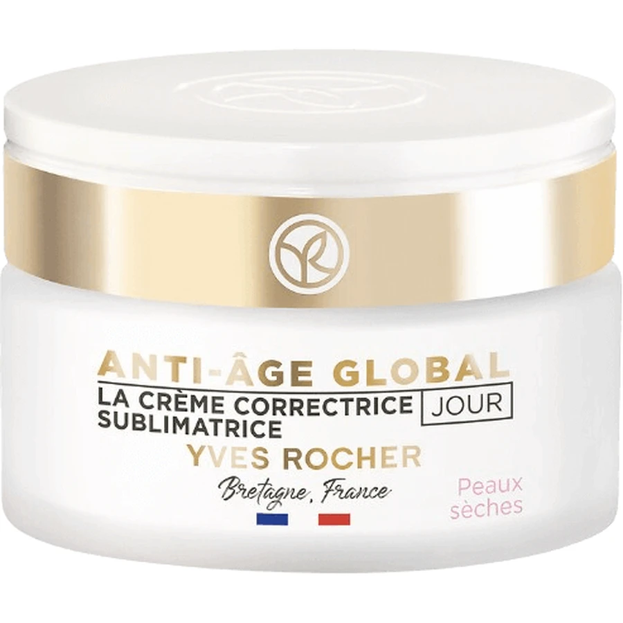 Yves Rocher Щоденний відновлювальний догляд проти зморшок Anti-Age Global для сухої шкіри 50 мл: ціни та характеристики