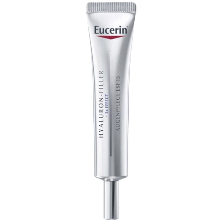 Eucerin Hyaluron-Filler, крем для шкіри навколо очей проти зморшок, SPF 15, 15 мл: ціни та характеристики