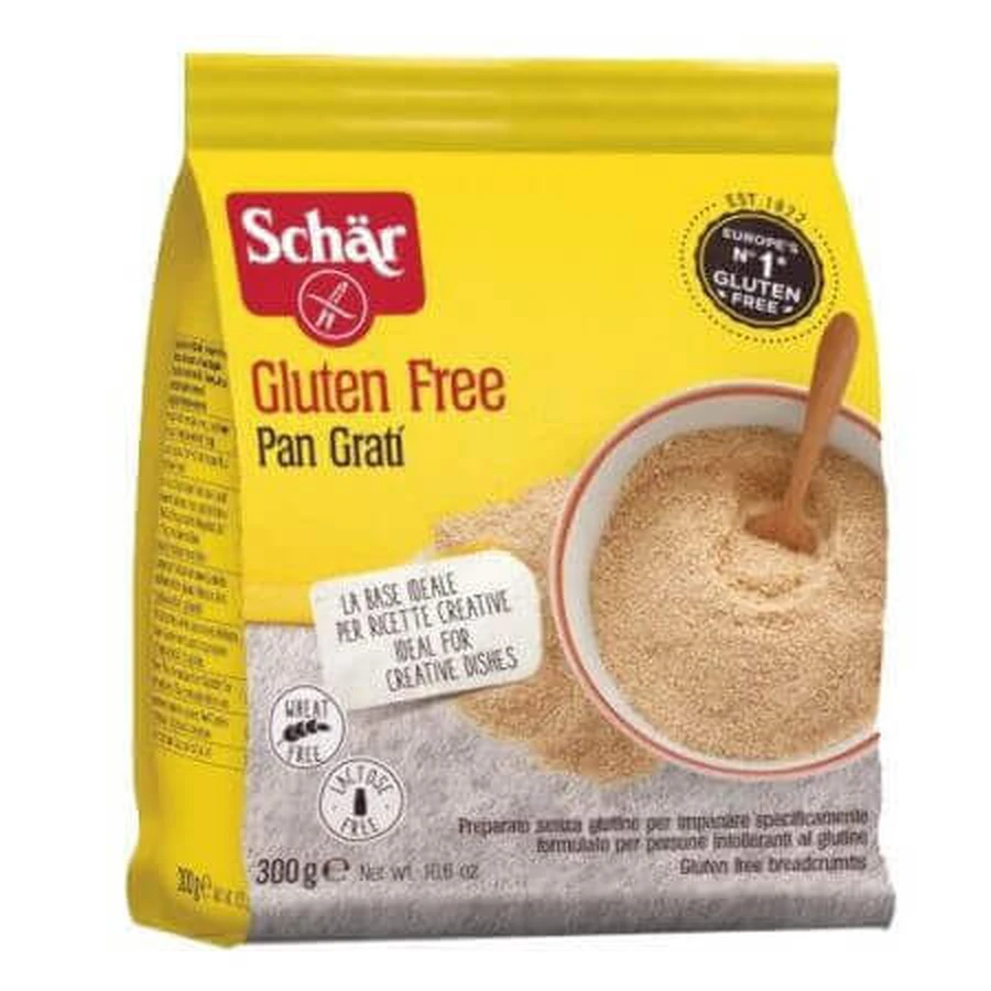 Панировочные сухари Pan Grati без глютена, 300 г, Schar: цены и характеристики