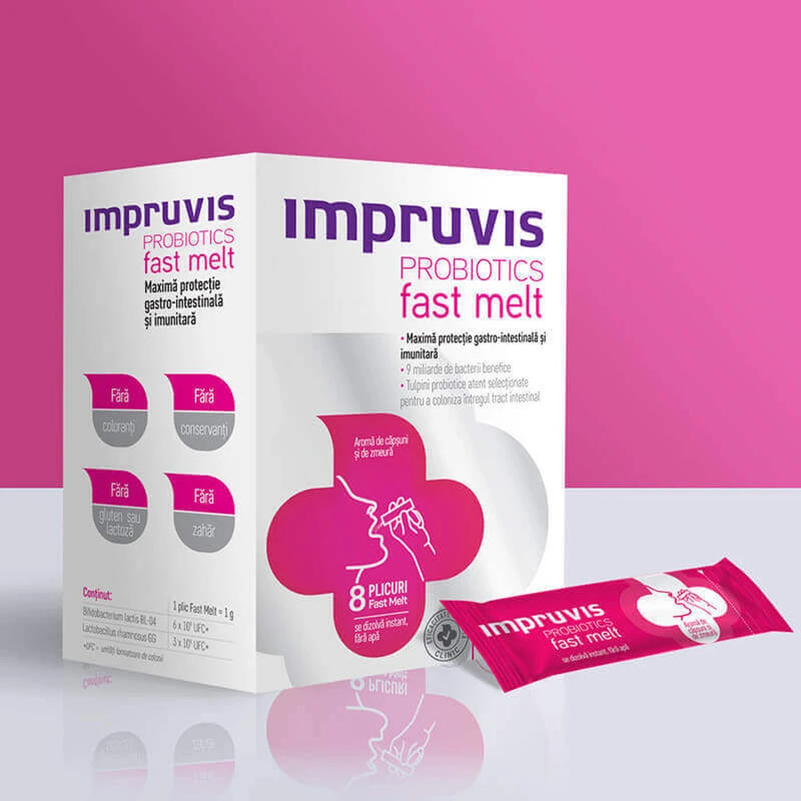 Impruvis Probiotic Fast Melt Bifodan, 10 пакетиков: цены и характеристики