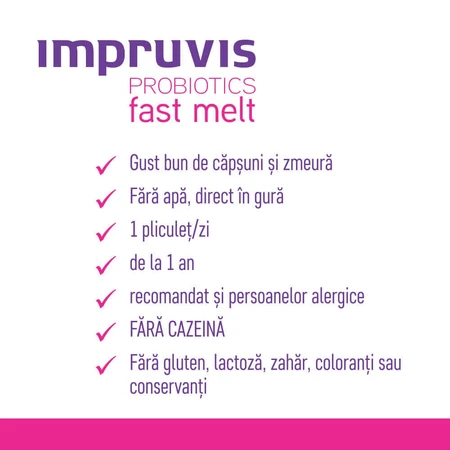 Impruvis Probiotic Fast Melt Bifodan, 10 пакетиков: цены и характеристики