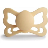 FRIGG Butterfly Анатомическая силиконовая пустышка Бледный нарцисс, +6 м 1×1 шт, силиконовая пустышка