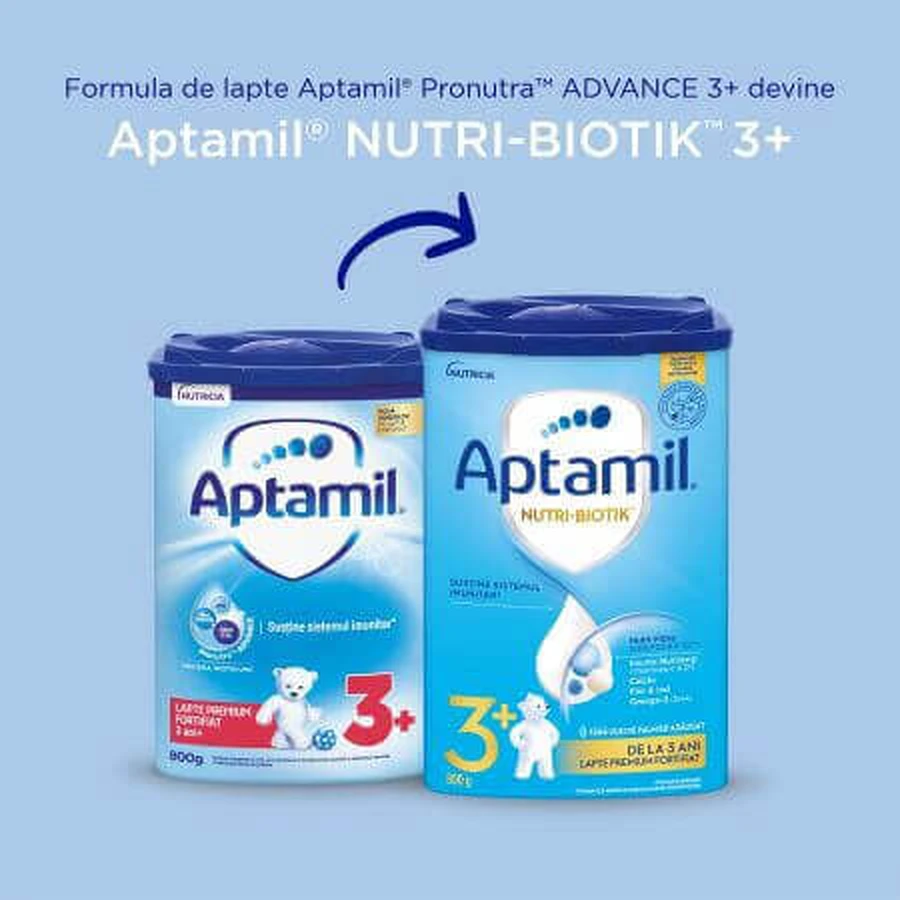 Сухая молочная смесь Aptamil Nutri - Biotik 3+, для детейстарше 3 лет, 800 г: цены и характеристики