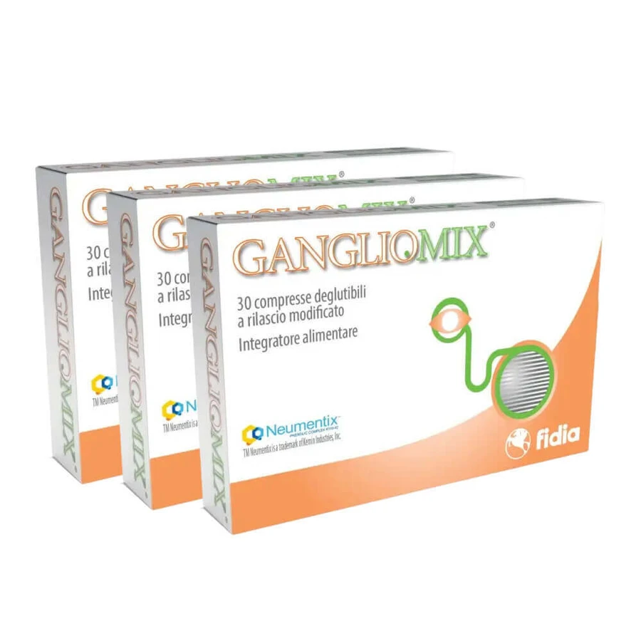 ГанглиоМикс Fidia Farmaceutici Gangliomix 3 шт. по 30 таблеток: цены и характеристики
