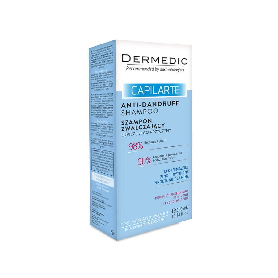 Шампунь против перхоти Dermedic Capilarte, 300 мл: цены и характеристики