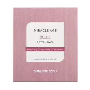 Miracle Age Repair Cotton Repair Mask, 25 мл, Thank You Farmer