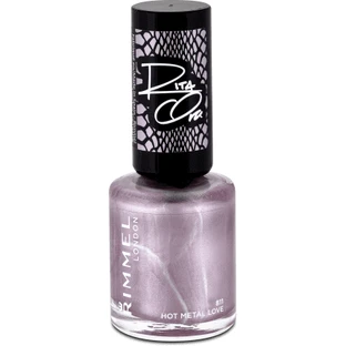 Rimmel London Лак для ногтей 60 Seconds Super Shine 811 Hot Metal Love, 8 мл