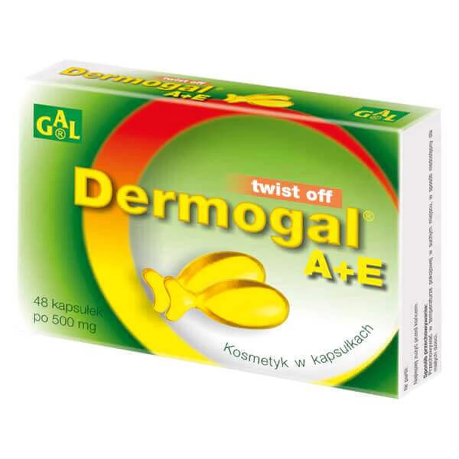 GAL Dermogal A + E, капсулы косметические, 48 выкручивающихся капсул: цены и характеристики