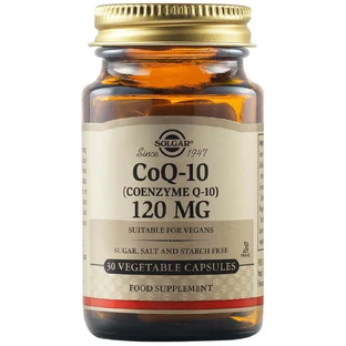 Коэнзим Q10 120 мг, 30 вегетарианских капсул, Solgar