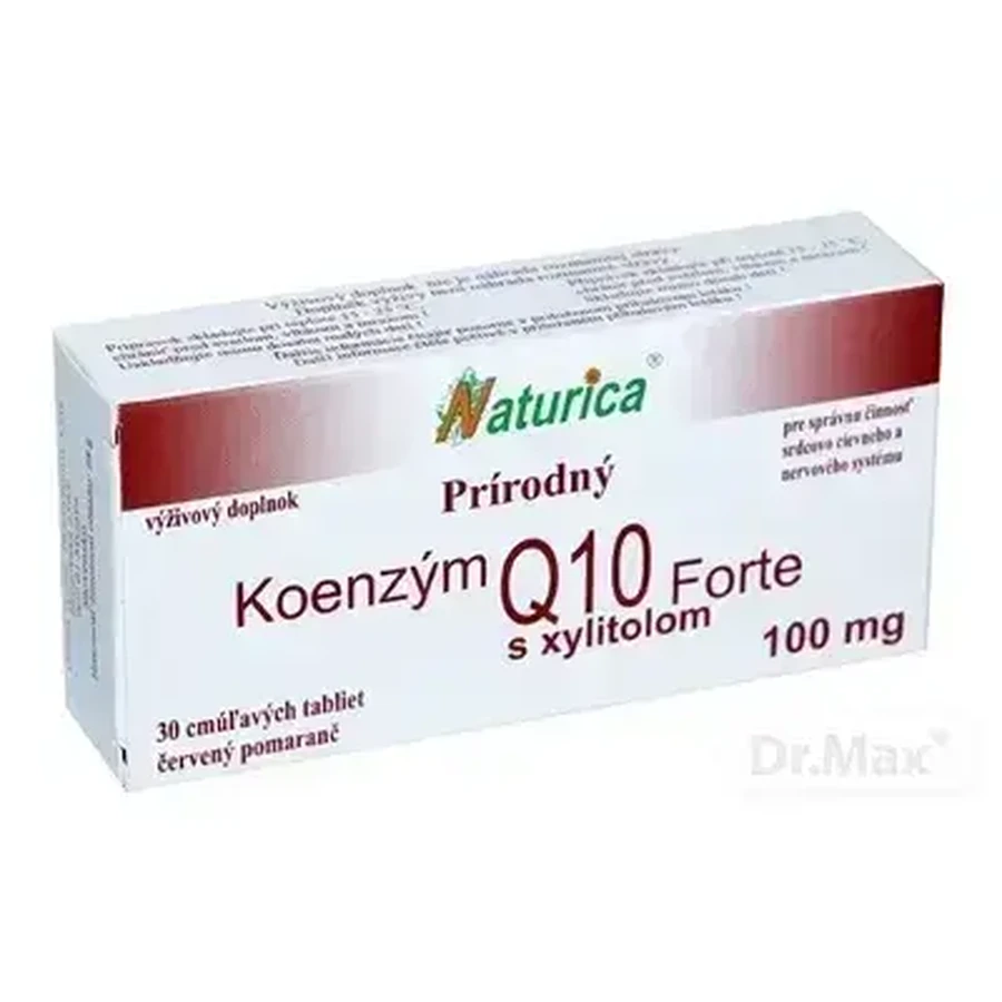 Naturica Natural Coenzyme Q10 Forte 100 mg 1×30 tbl, натуральний коензим: ціни та характеристики