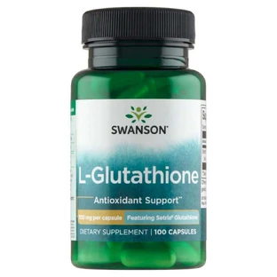 Swanson L-Glutathione, L-глутатіон 100 мг, 100 капсул