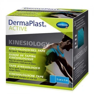 DermaPlast ACTIVE Kinesiology, кінезіологічна стрічка (522040), 5 см х 5 м, Hartmann
