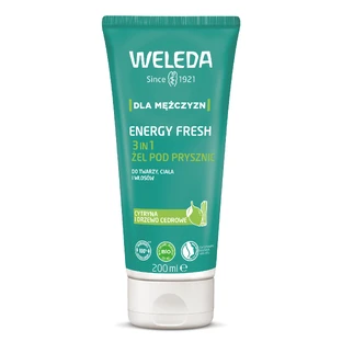 Weleda Energy Fresh, гель для душу чоловічий 3в1, лимон і кедр, 200 мл