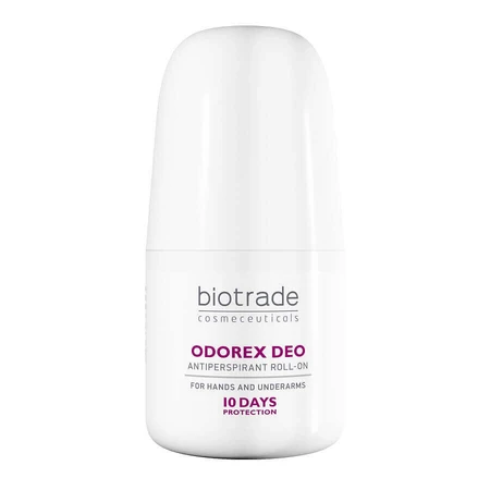 Антиперспирант Biotrade Odorex Deo roll-on anti-perspirant против чрезмерного потоотделения, 40 мл: цены и характеристики