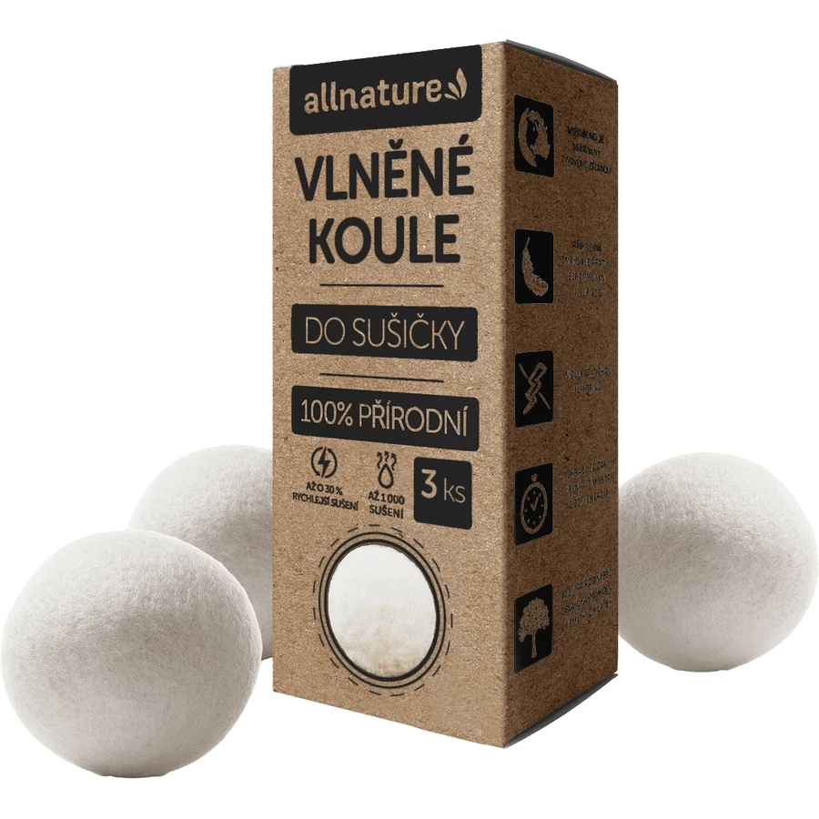 Шерстяні кульки Allnature для сук 3 шт: ціни та характеристики