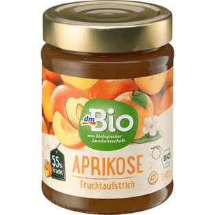 DmBio Абрикосовый джем 55% фруктов, 340 г
