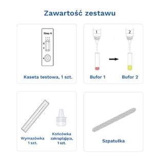 Diather Test Angina Strep A, домашний тест для выявления антигенов стрептококка группы А из мазка из гарды, 1 штука