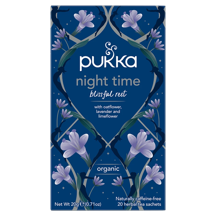 Фіточай Pukka Night Time Organic з квітками вівса, лавандою та липою, пакетики по 1 г, №20: ціни та характеристики
