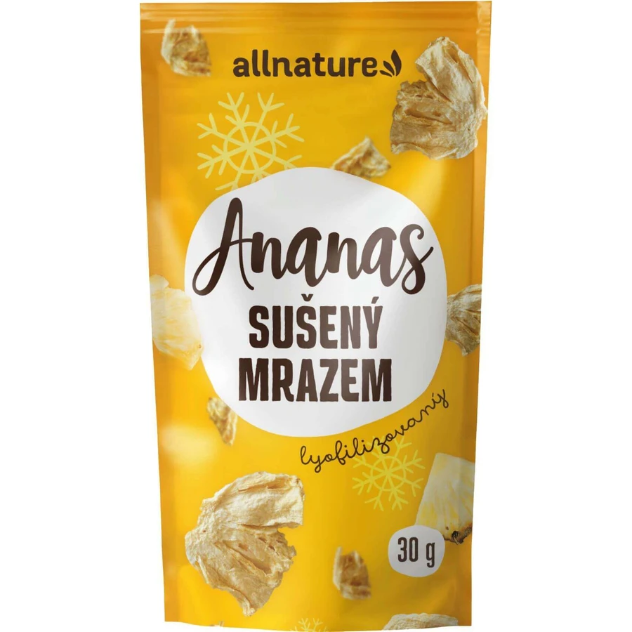 Allnature Сублимированные кусочки ананаса 30 г: цены и характеристики