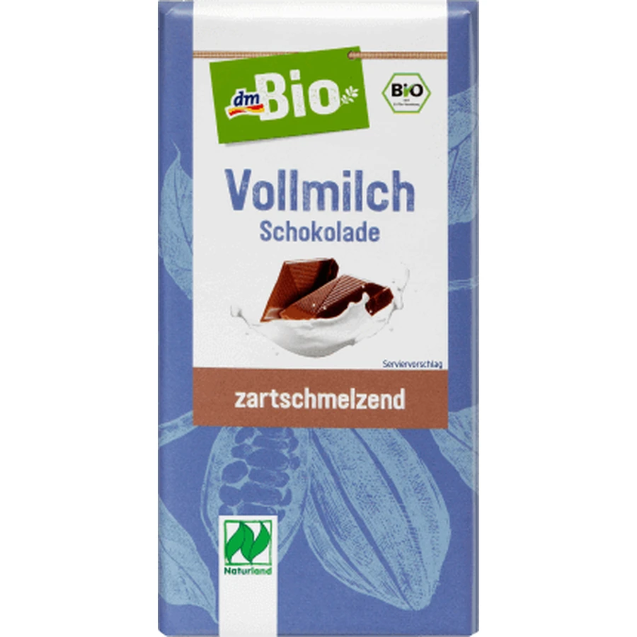 DmBio Молочный шоколад, 100 г: цены и характеристики