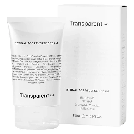 Transparent Lab Retinal Age Reverse Cream, антивозрастной крем для лица с ретиналем, 50 мл: цены и характеристики