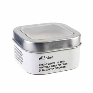 Отбеливание зубов и десен Порошок для отбеливания зубов Bright White, 100 г, Sabio
