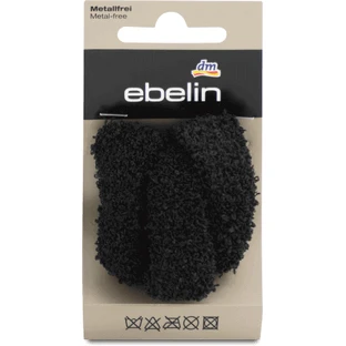 Еластичні пластикові стрічки Ebelin Soft - чорні, 3 штуки