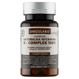 Singularis Superior Natural Vitamin B-complex 100% 30 капсул