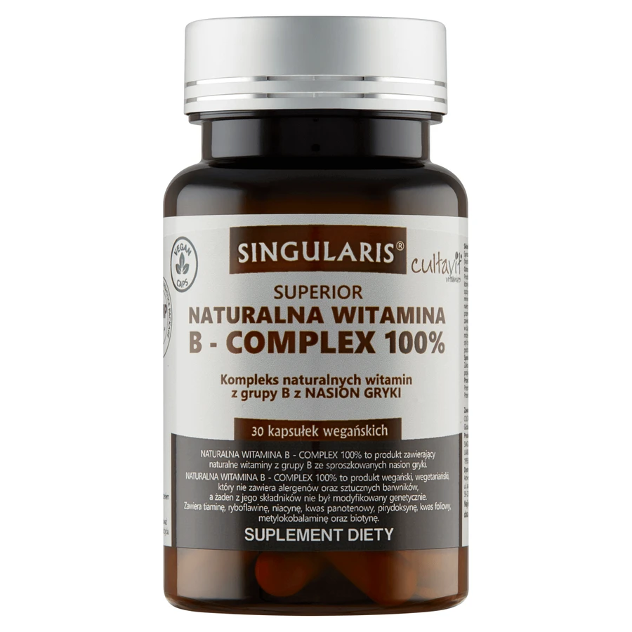 Singularis Superior Natural Vitamin B-complex 100% 30 капсул: цены и характеристики