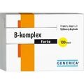GENERICA B-complex forte 1×100 табл, пищевая добавка