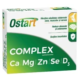 Ostart Комплекс Ca + Mg + Zn + Se + D3, 20 таблеток, Fiterman