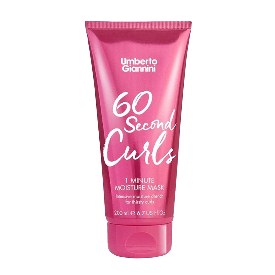 Маска для кучерявого волосся Umberto Giannini 60 Second Curls, інтенсивна, зволожувальна, 200 мл: ціни та характеристики