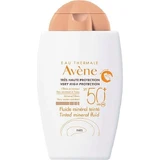 AVENE FLUIDE MINÉRAL TEINTÉ SPF50+ 1×40 мл, тонирующий минеральный флюид