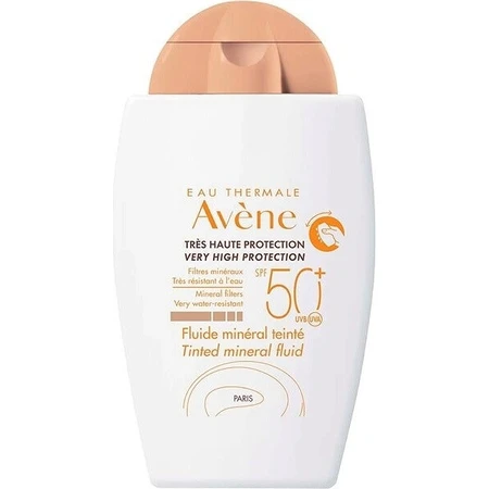 AVENE FLUIDE MINÉRAL TEINTÉ SPF50+ 1×40 мл, тонирующий минеральный флюид: цены и характеристики