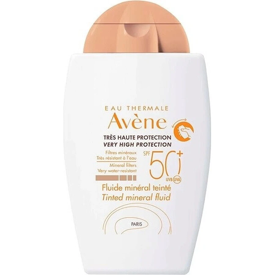 AVENE FLUIDE MINÉRAL TEINTÉ SPF50+ 1×40 мл, тонирующий минеральный флюид: цены и характеристики