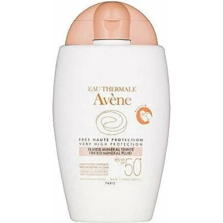 AVENE FLUIDE MINÉRAL TEINTÉ SPF50+ 1×40 мл, тонирующий минеральный флюид: цены и характеристики