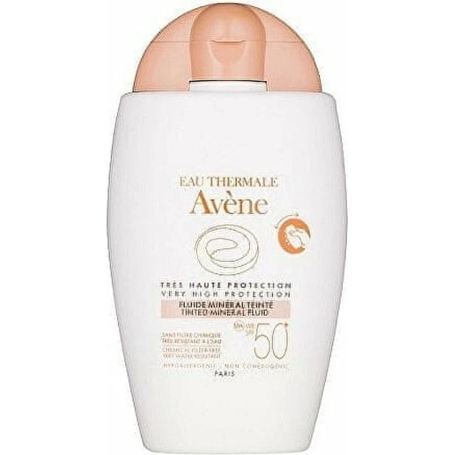 AVENE FLUIDE MINÉRAL TEINTÉ SPF50+ 1×40 мл, тонирующий минеральный флюид: цены и характеристики