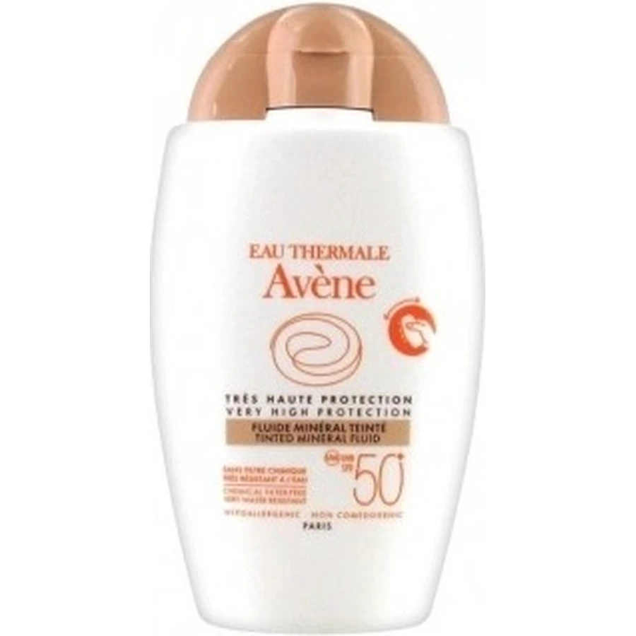 AVENE FLUIDE MINÉRAL TEINTÉ SPF50+ 1×40 мл, тонирующий минеральный флюид: цены и характеристики