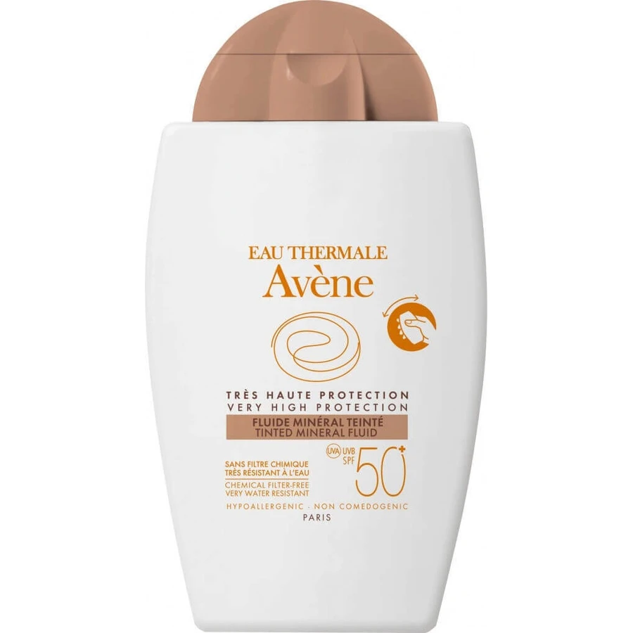 AVENE FLUIDE MINÉRAL TEINTÉ SPF50+ 1×40 мл, тонирующий минеральный флюид: цены и характеристики