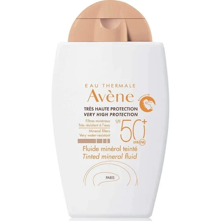 AVENE FLUIDE MINÉRAL TEINTÉ SPF50+ 1×40 мл, тонирующий минеральный флюид: цены и характеристики