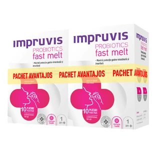 Імпрувіс Пробіотик Bifodan  Impruvis Probiotic Fast Melt швидкорозчинний, 10 саше + 10 саше