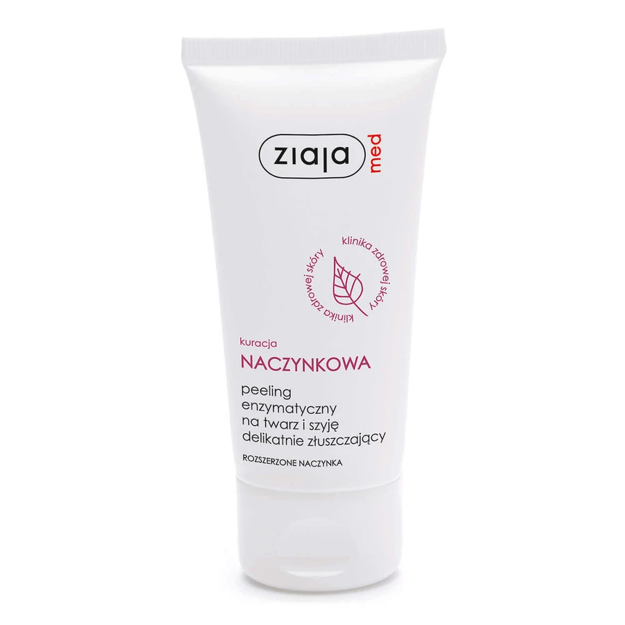 Ziaja Med, Capillary Treatment, энзимный пилинг для лица и шеи, 75 мл: цены и характеристики