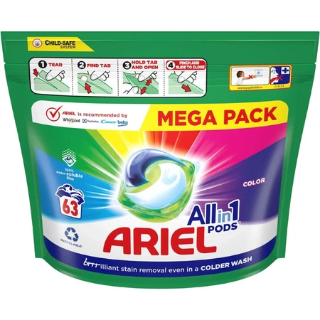 Капсули Ariel Color 63 шт: ціни та характеристики