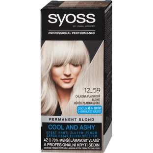 Перманентна фарба для волосся Syoss Colour 12-59 Холодний платиновий блонд, 1 шт.