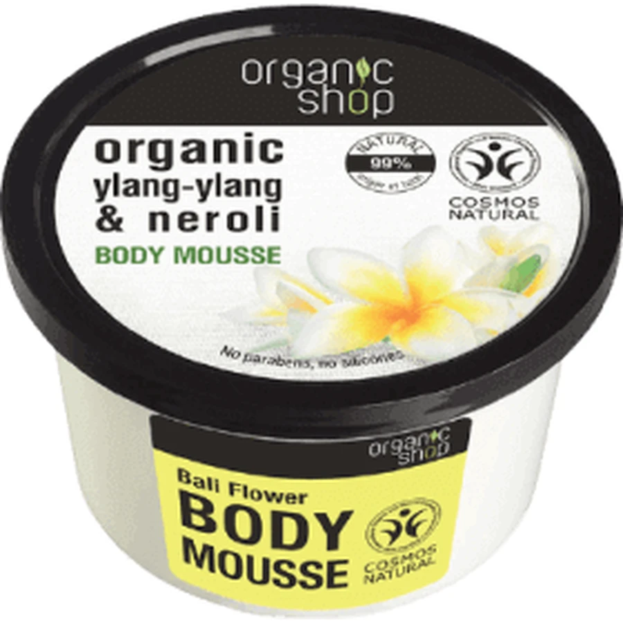 Мус для тіла Organic Shop Балі Квітковий, 250 мл: ціни та характеристики