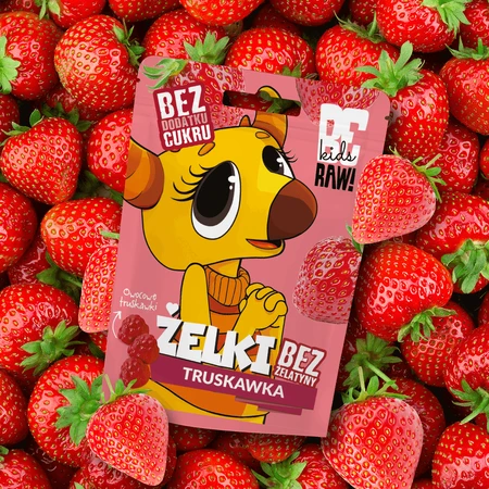 BeRAW! Kids, эльки, клубника, без добавления сахара, 35 г: цены и характеристики