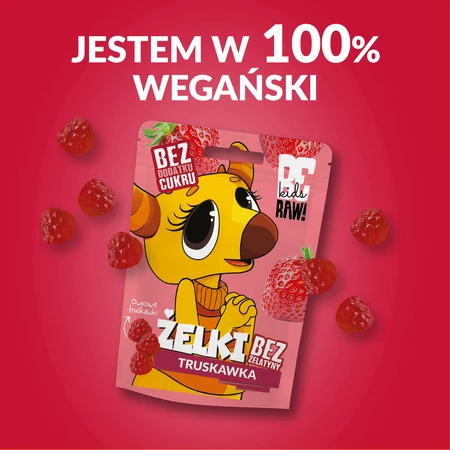 BeRAW! Kids, эльки, клубника, без добавления сахара, 35 г: цены и характеристики